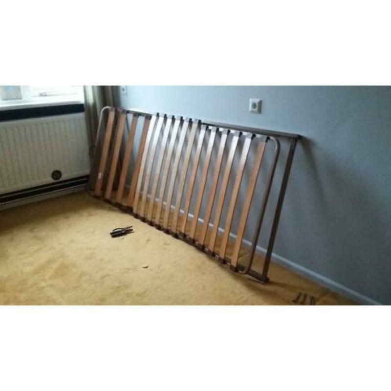 half hoogslaper, donker grijs, 200 bij 90 cm