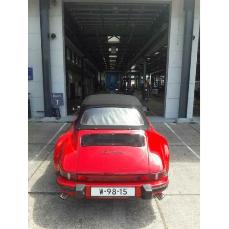 Porsche 911 SC wtl 1978 indian red. Zwart leder interieur