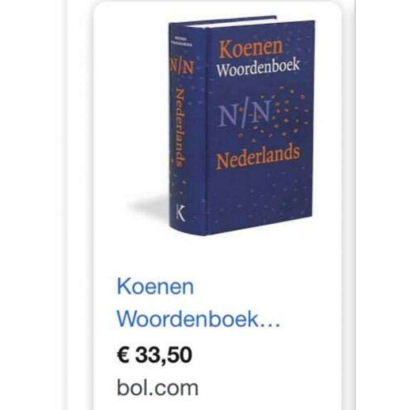 Koenen Woordenboek N/N