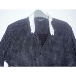 Maat l - solid jeans - zwart katoenen blouse / shirt