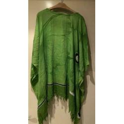 groen super wijde tuniek one size fits most