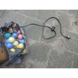 prikkabel met gekleurde lampjes