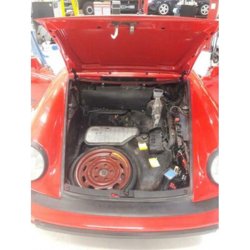 Porsche 911 SC wtl 1978 indian red. Zwart leder interieur