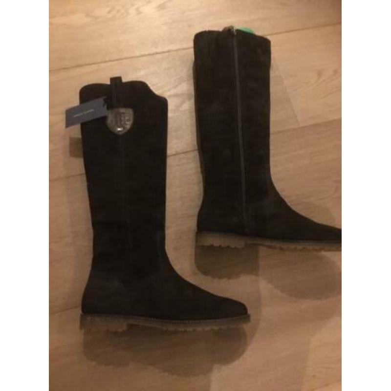 Mooie nieuwe bruine hoge laarzen Tommy Hilfiger 39