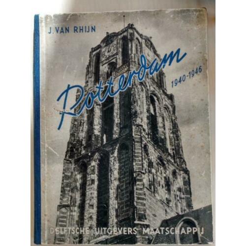Mooi fotoboek uit 1947 Rotterdam onder Duitse bezetting WO2