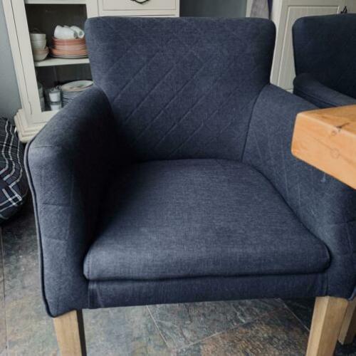 Rivièra Maison waverly dining armchair grijs 3st.