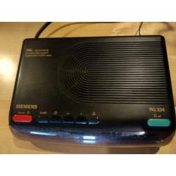 Radio en wekker