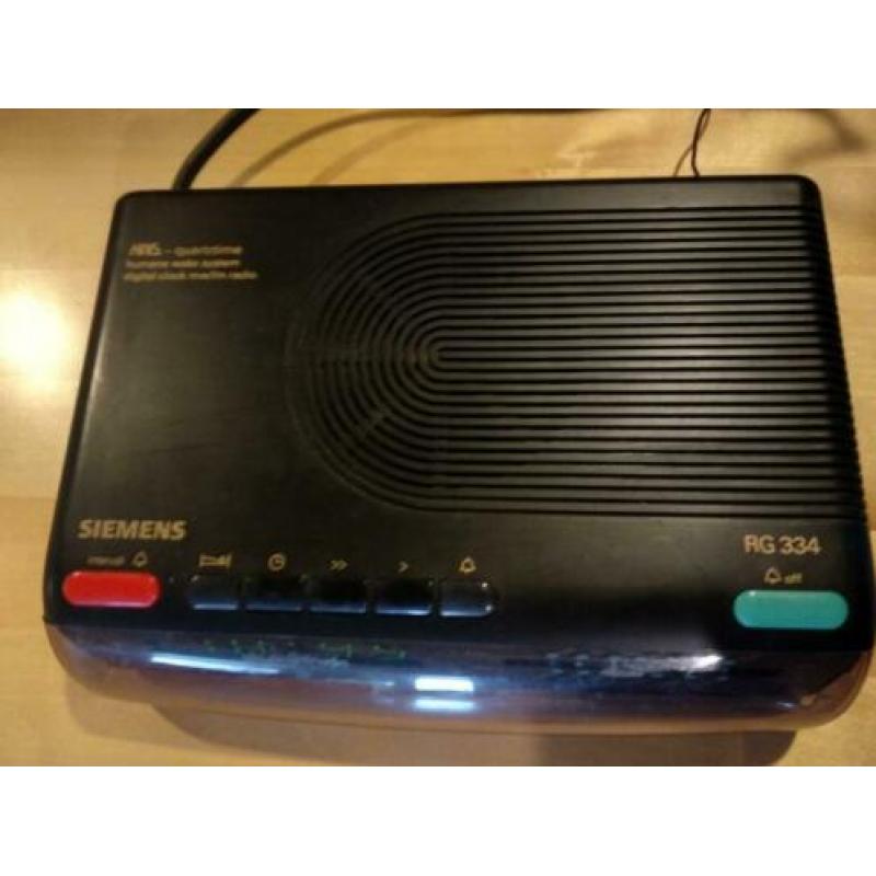 Radio en wekker