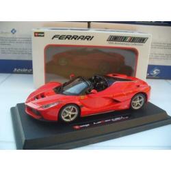 Bburago 1/24 Ferrari LaFerrari Aperta Rood