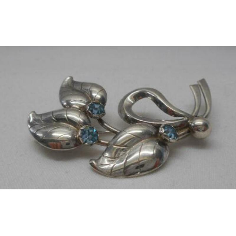 Zilveren vintage broche Denemarken Hermann Siersbol nr.2505