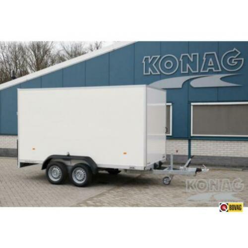 Konag Proline Poly + gesloten aanhangwagen met deuren