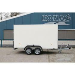 Konag Proline Poly + gesloten aanhangwagen met deuren