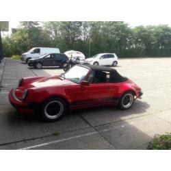 Porsche 911 SC wtl 1978 indian red. Zwart leder interieur