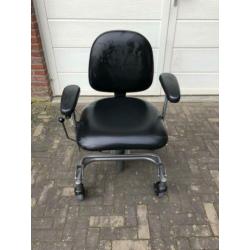 Zwarte Trippelstoel DOGE zgan