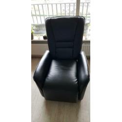 Skai lederen relaxfauteuil