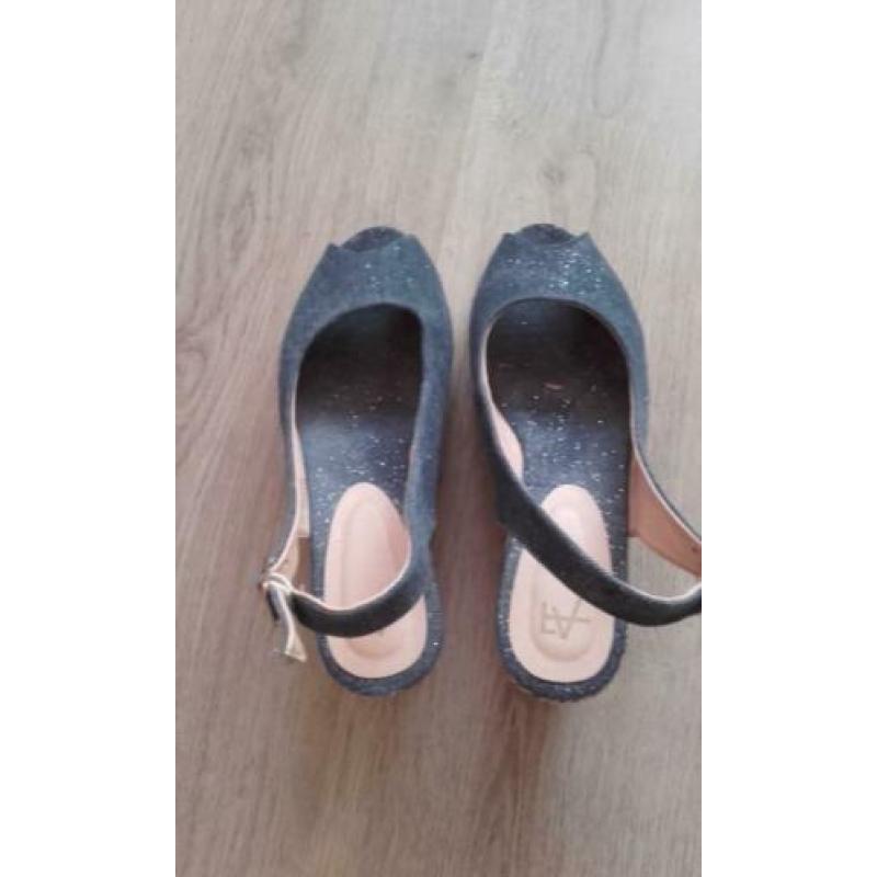 Blauwe espadrilles, maat 38