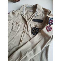 Napapjiri scout blouse met emblemen M
