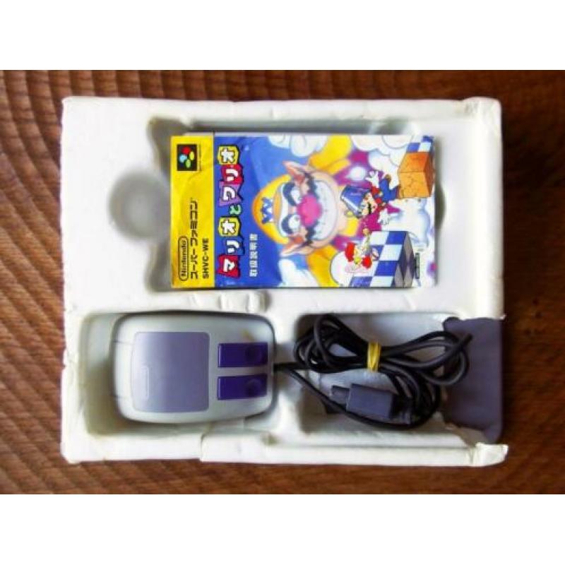 Mario & Wario + Famicom Mouse! /Super Famicom sfc snes japan