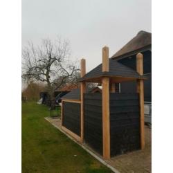 Landelijke douglas hondenkennel / hok maatwerk