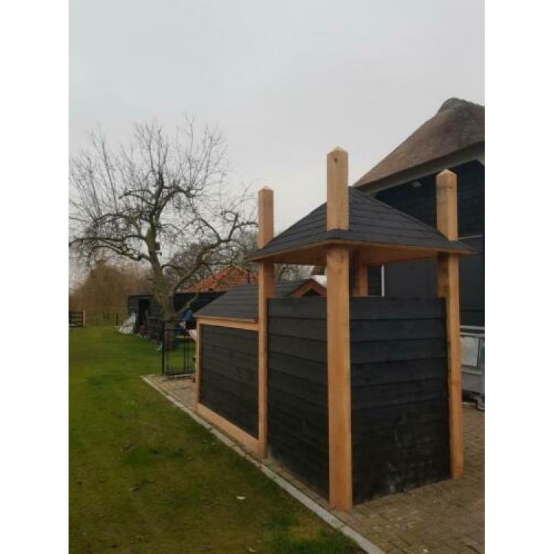 Landelijke douglas hondenkennel / hok maatwerk