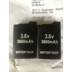 Psp batterij ik wil er minimaal €15,00 euro voor