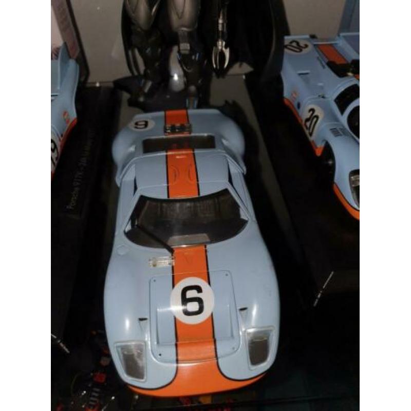 Porsche le mans nr 23 en geluid motor ,minichamps 1.18