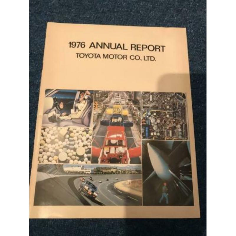 Supermooie Toyota folder 1976