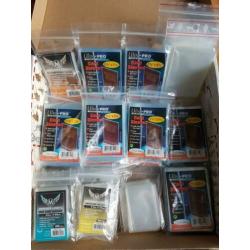 Sleeves mayday games, ultra pro en toploader