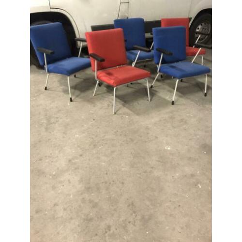Opknapper gispen fauteuils 5 stuks