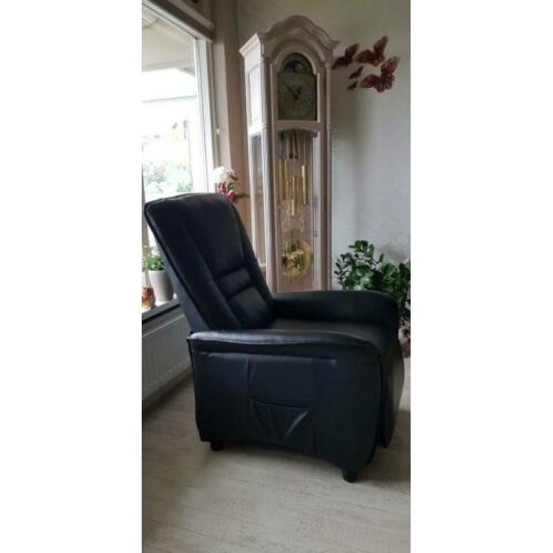 Skai lederen relaxfauteuil