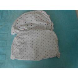 2 stuks hoesjes voor aankleedkussen (meer babyspullen)