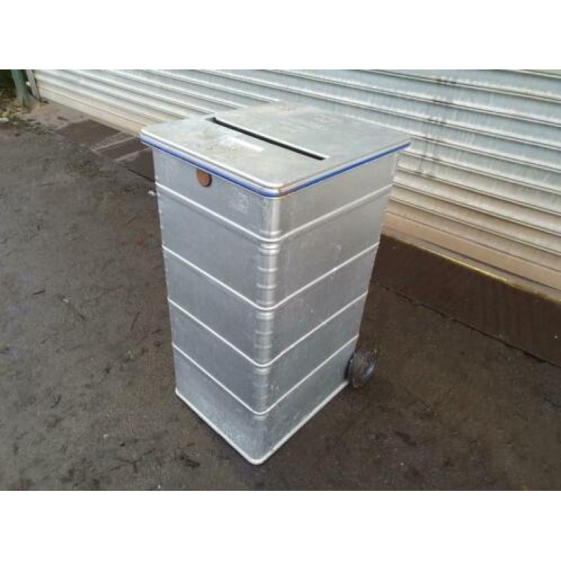Aluminium Papieren container Zarges 680/500/H1000 mm