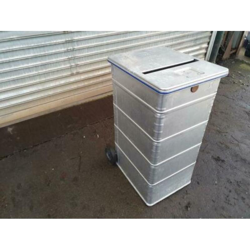 Aluminium Papieren container Zarges 680/500/H1000 mm