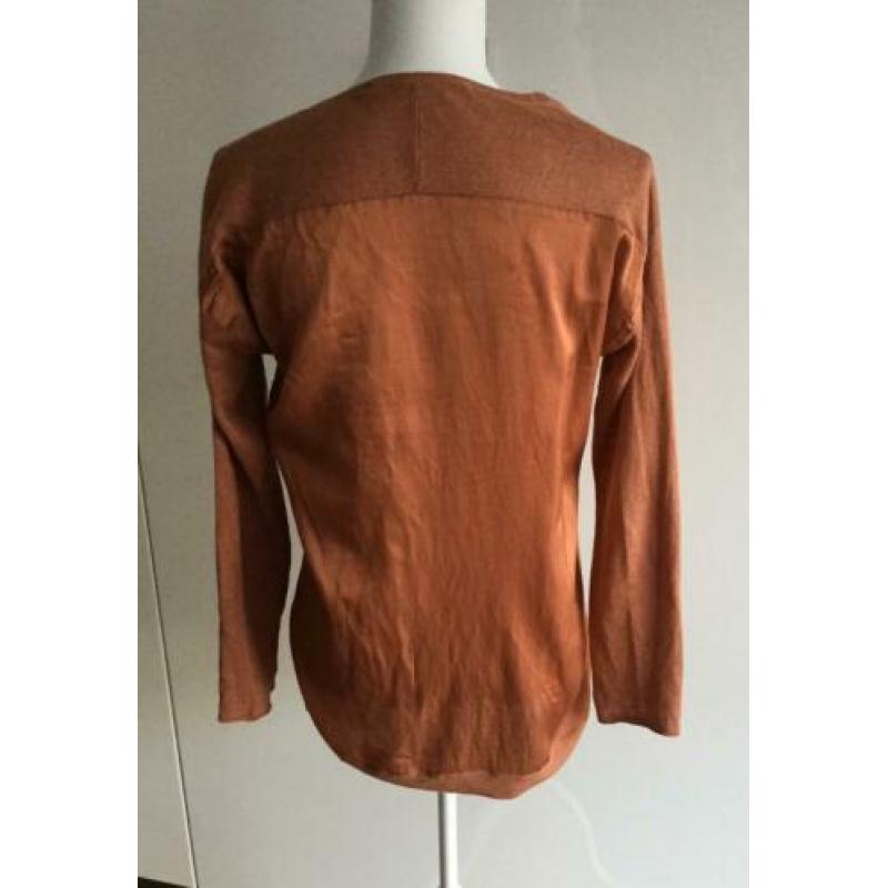 Mooi dun vestje van Part Two, maat M, kleur rosè bruin