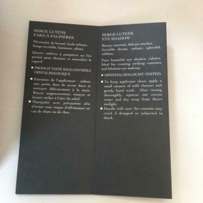 Serge Lutens Oogschaduwpalette No 5 Silver