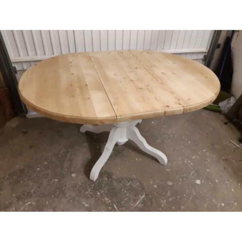 Prachtige ronde uitschuifbare tafel 110 x 78 hoog