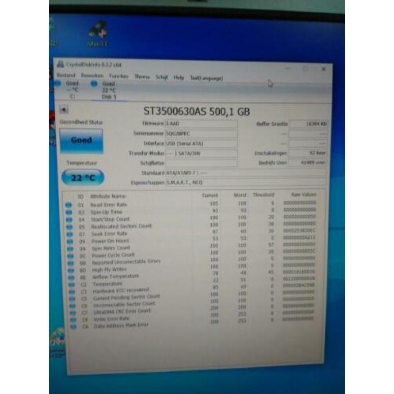 500 GB Seagate 3.5 Ich SATA Harddisk ST3500630AS (4 stuks)