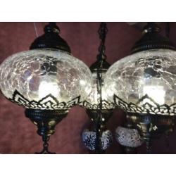 Nieuwe glazen hanglamp