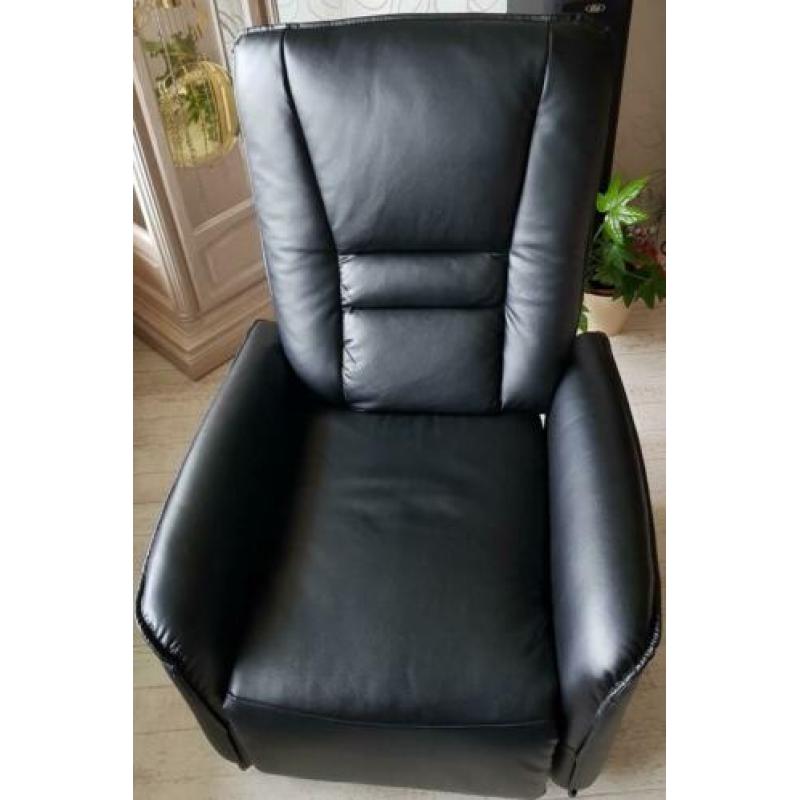 Skai lederen relaxfauteuil
