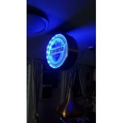 Bavaria bier dubbelzijdige reclame verlichting, Mancave.
