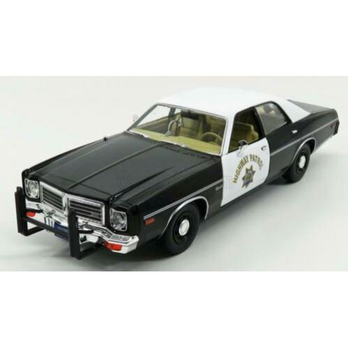 Dodge coronet highway police modelauto 1:18