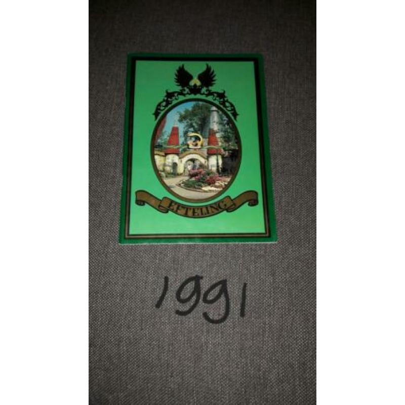 Efteling jaarboekjes jaren 90