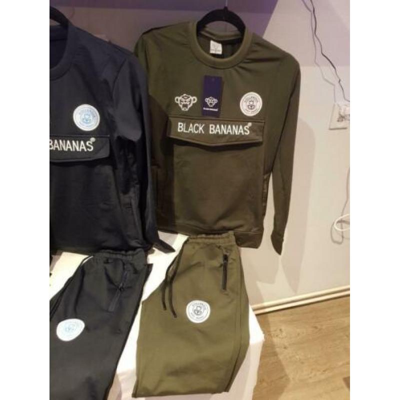 Black BANANAS Sweatpak GROEN Maat S NIEUW