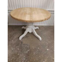 Prachtige ronde uitschuifbare tafel 110 x 78 hoog