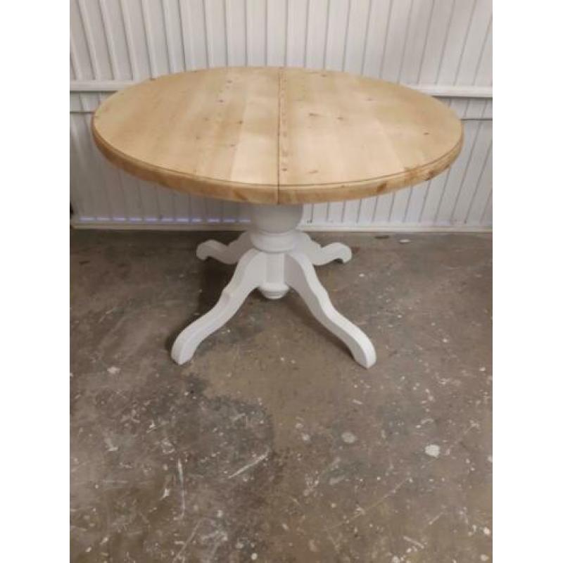 Prachtige ronde uitschuifbare tafel 110 x 78 hoog