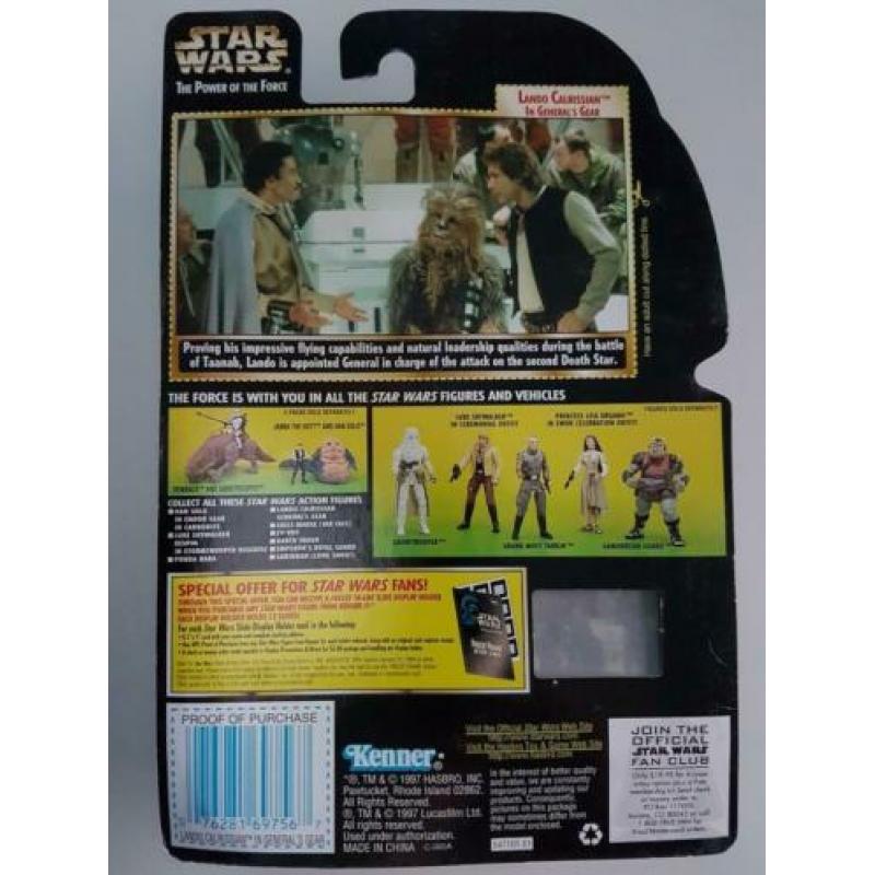 -40% Star Wars POTF FF Lando Calrissian in General's Gear