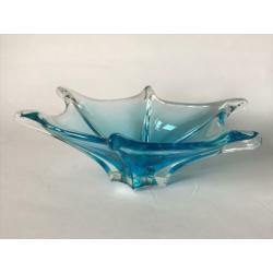 Retro Italiaans Murano stijl glazen sierschaaltje