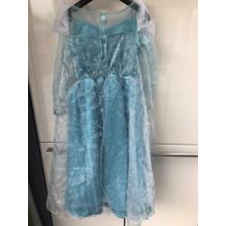 Originele Disney Elsa prinsessen jurk Frozen blauw maat 128