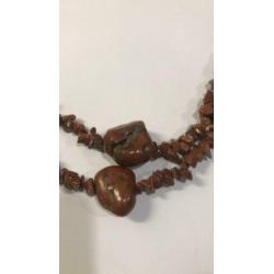 Ketting vintage met echte edelstenen