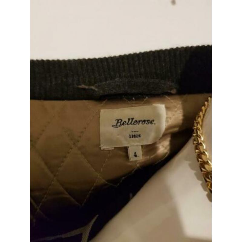 Bellerose wollen jurk zgn maat 2 jas maat 4